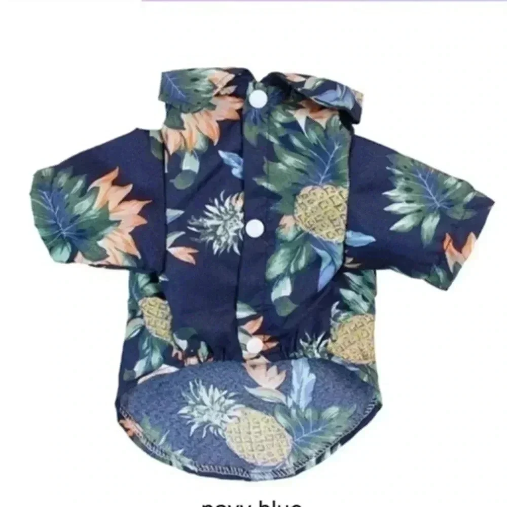 Hawaian floral shirt for dog/cat clothing NWOT Med